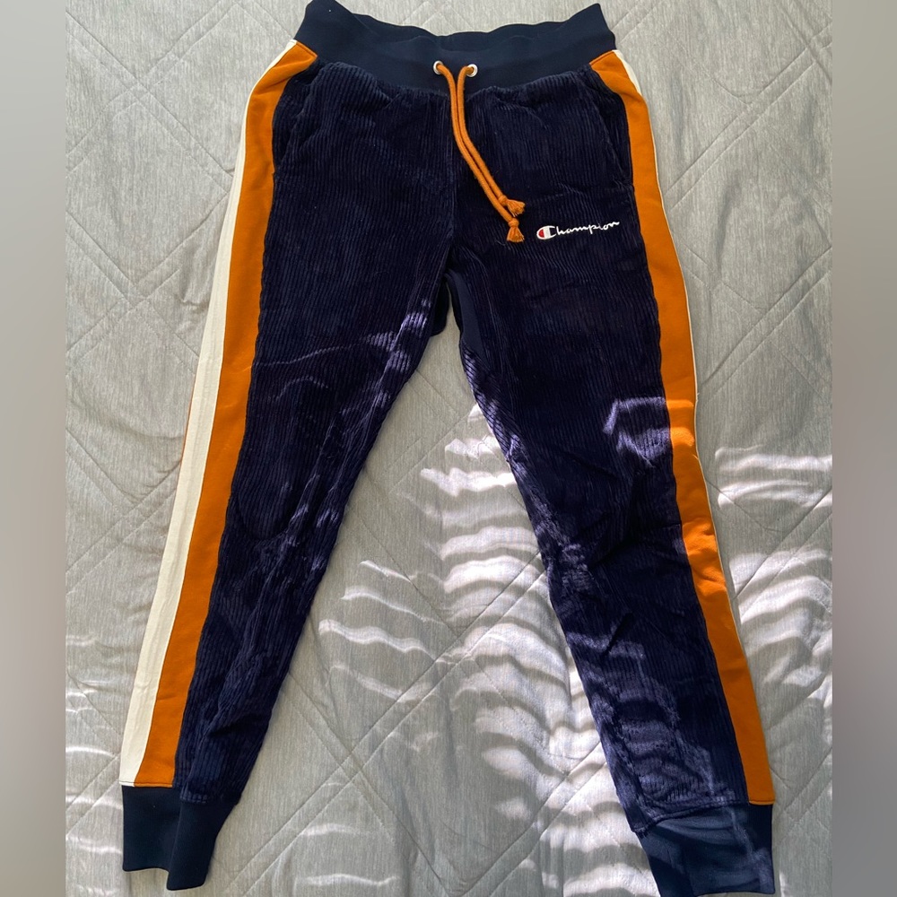 Champion medium corduroy cuffed sweatpants
